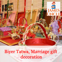 Biyer Tatwa, Marriage gift decoration Mithu Mukherjee in Nabanagar